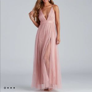 Pink formal dress